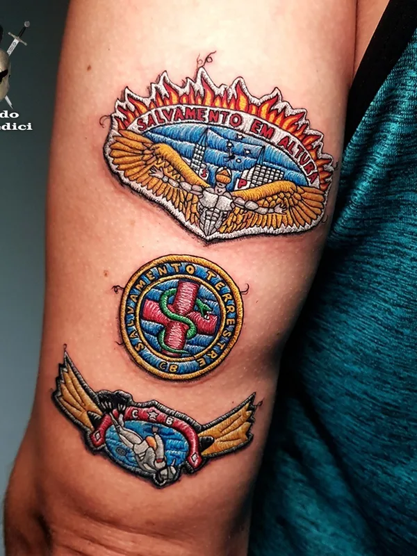 male color illustrative tatuaje en forearm #68556 | Tatuador Guido de Medici