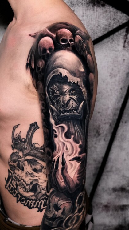 Тату эскиз #68735 Тату мастер Konstantin Kindyakov