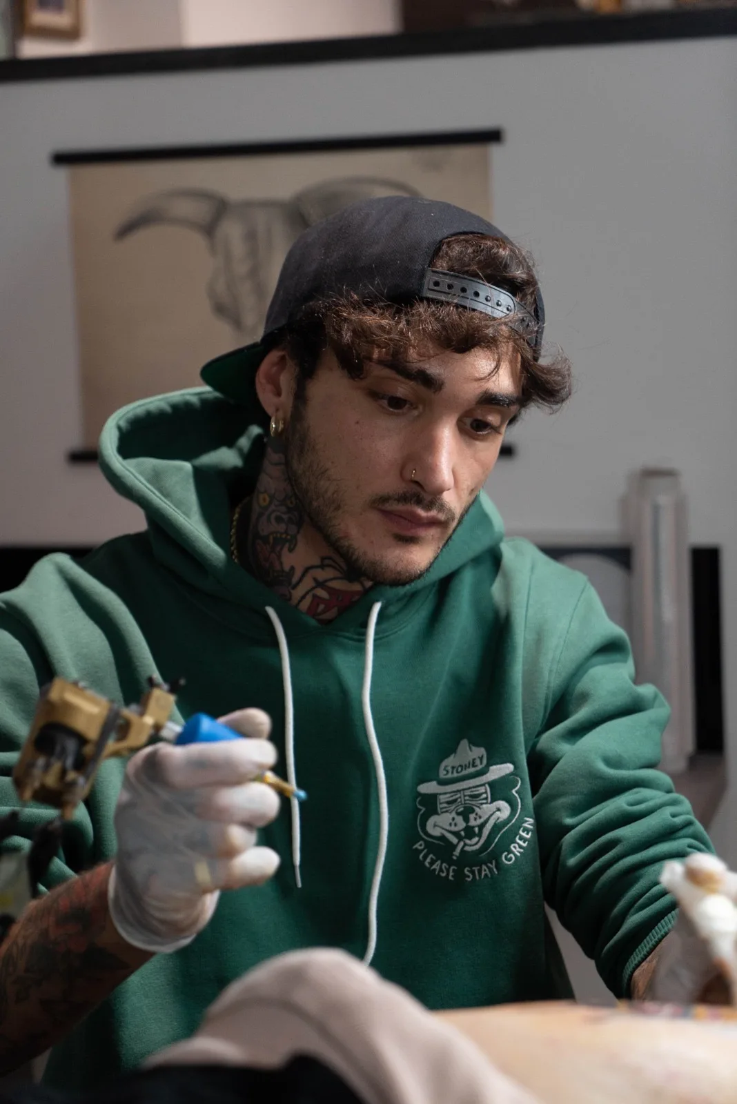Tattoo artist Michael Rasetti