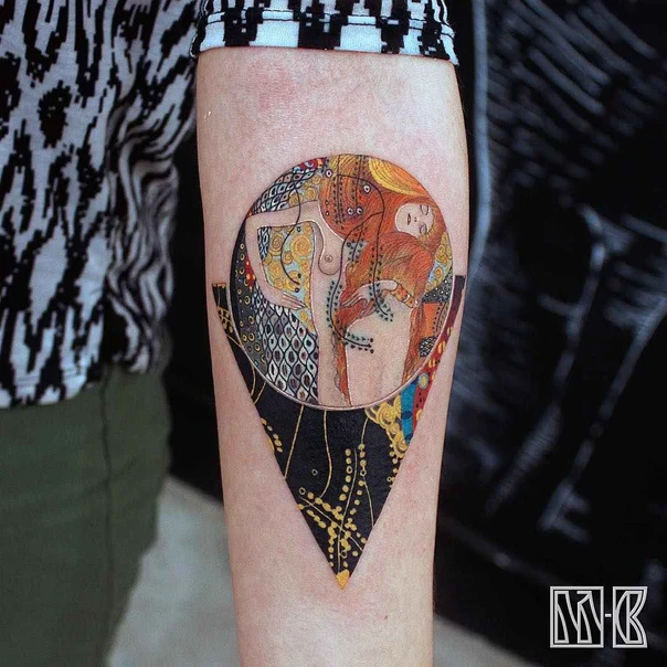 Иллюстративная Figure, Geometric tattoo на Предплечье