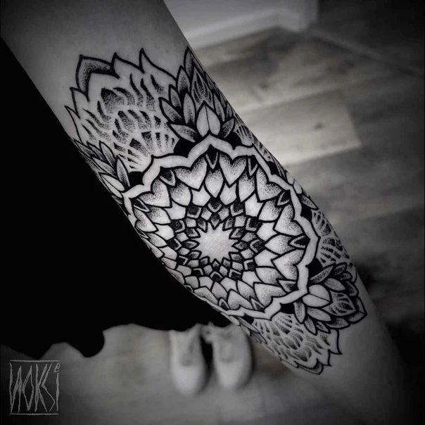 Mandala Mandala, Geometric tattoo on Forearm