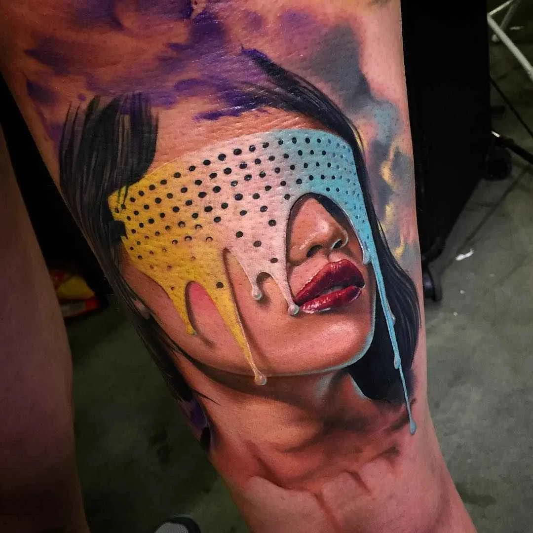 Tattoo artist David Giersch color realistic tattoo | Berlin, Germany