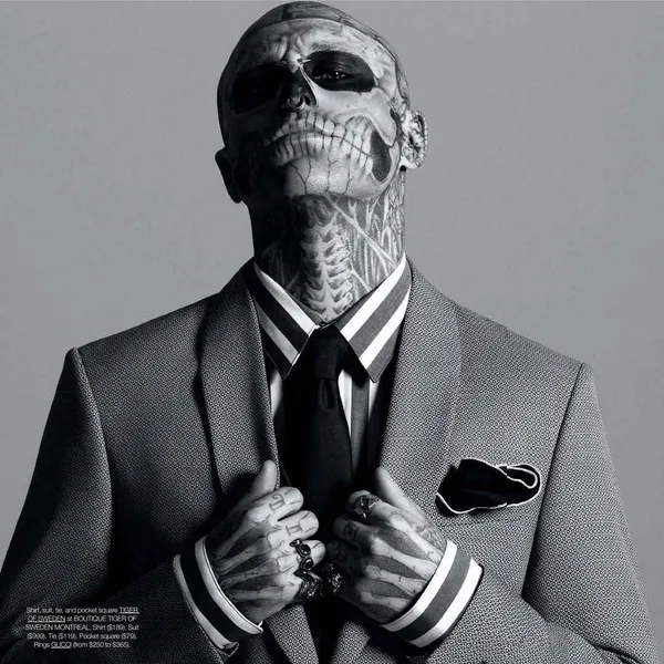 tattoo #933 | Tattoo Model Rick «Zombie boy» Genest