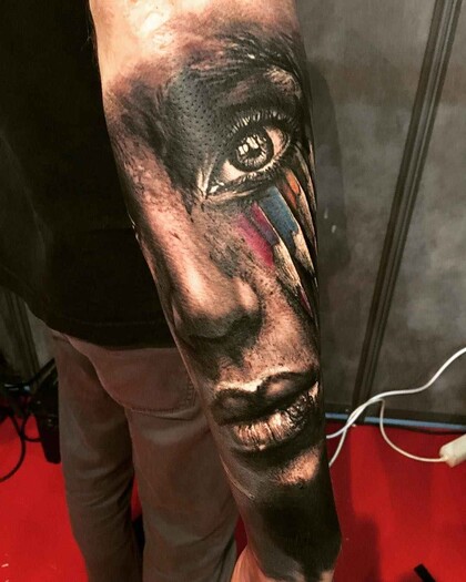 Тату эскиз # Тату мастер Sandry Riffard