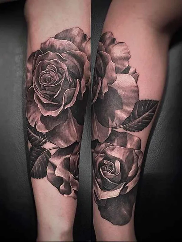black and grey realism 纹身 在 forearm #544 | 纹身师 Greg Nicholson