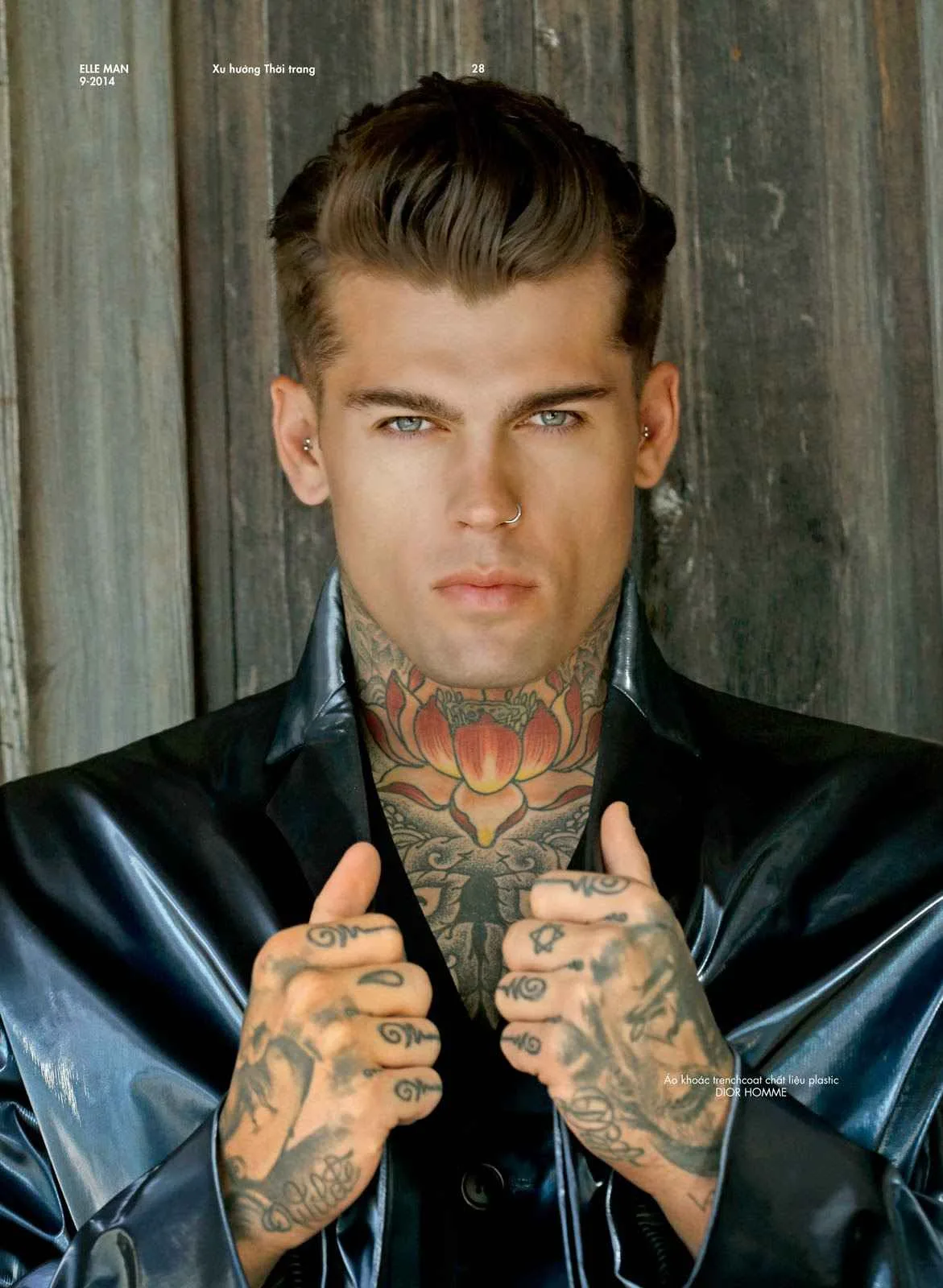 Modello maschile alternativo di tatuaggio Stephen James | uomo Modella di tatuaggio Stephen James