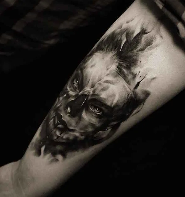 black and grey realism татуировка на forearm #514 | Тату мастер Евгений Борщ