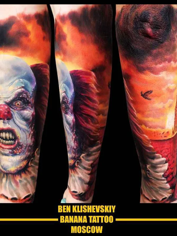 color realism 타투 부위 full sleeve #388 | 타투이스트 Бэн Клишевский