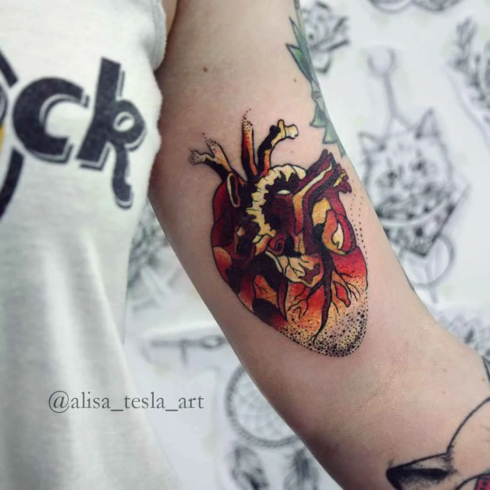 тату мастер Alisa Tesla цветные татуировки акварель графика Санкт-Петербург | Tattoo artist Alisa Tesla color tattoo watercolor graphic