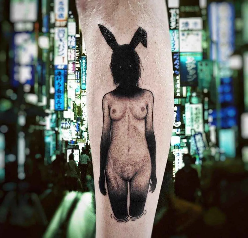 Тату мастер SEWP скетч трэш блэкворк татуировки | Tattoo artist SEWP blackwork dotwork erotic tattoo