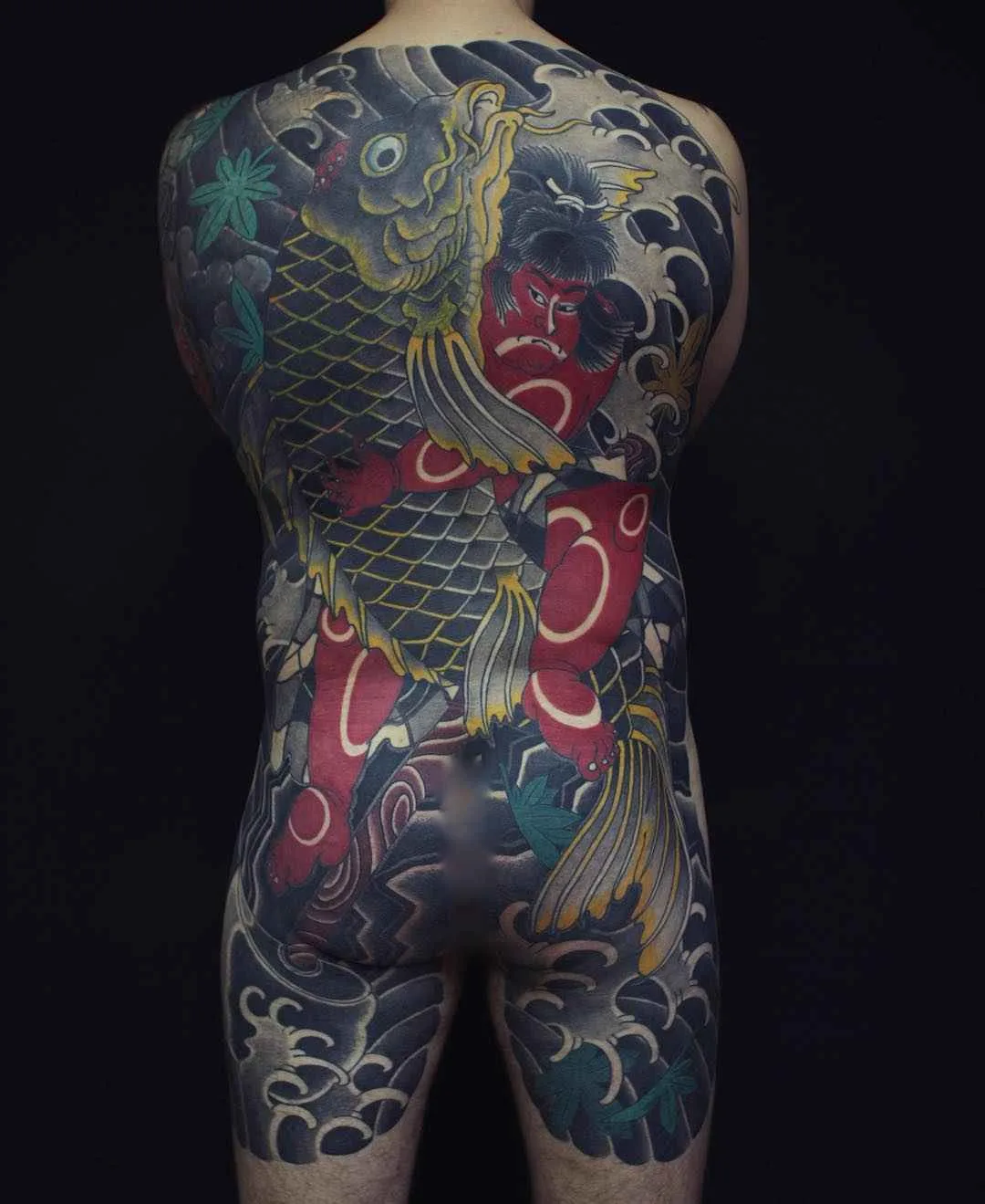 тату мастер Сергей Buslay Буслаев японские цветные татуировки ориентал | Tattoo artist Sergey Buslay Buslaev color japanese tattoo oriental 2017