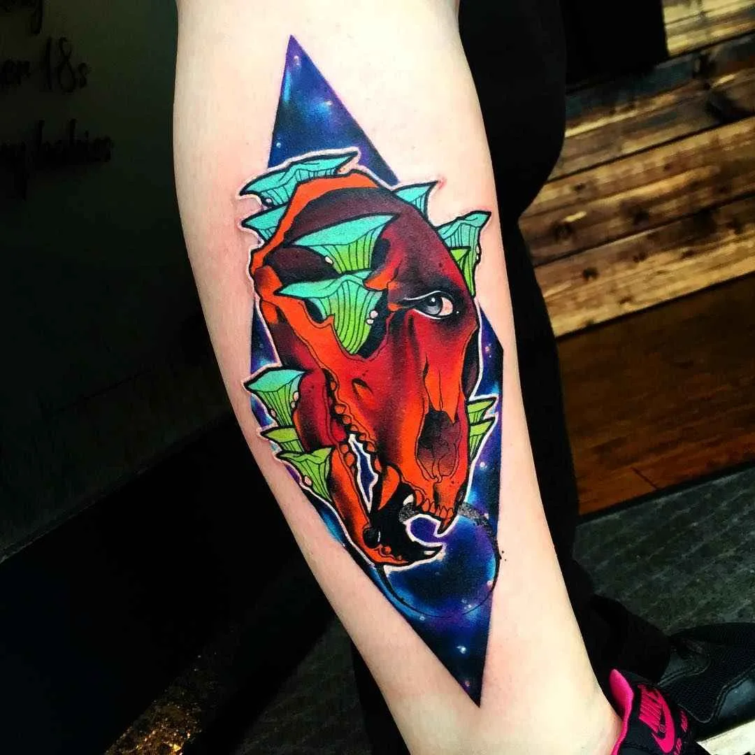тату мастер Andrew Little Andy Marsh цветные яркие авторские татуировки ньюскул | tattoo artist Andrew Little Andy Marsh colour design new school tattoo