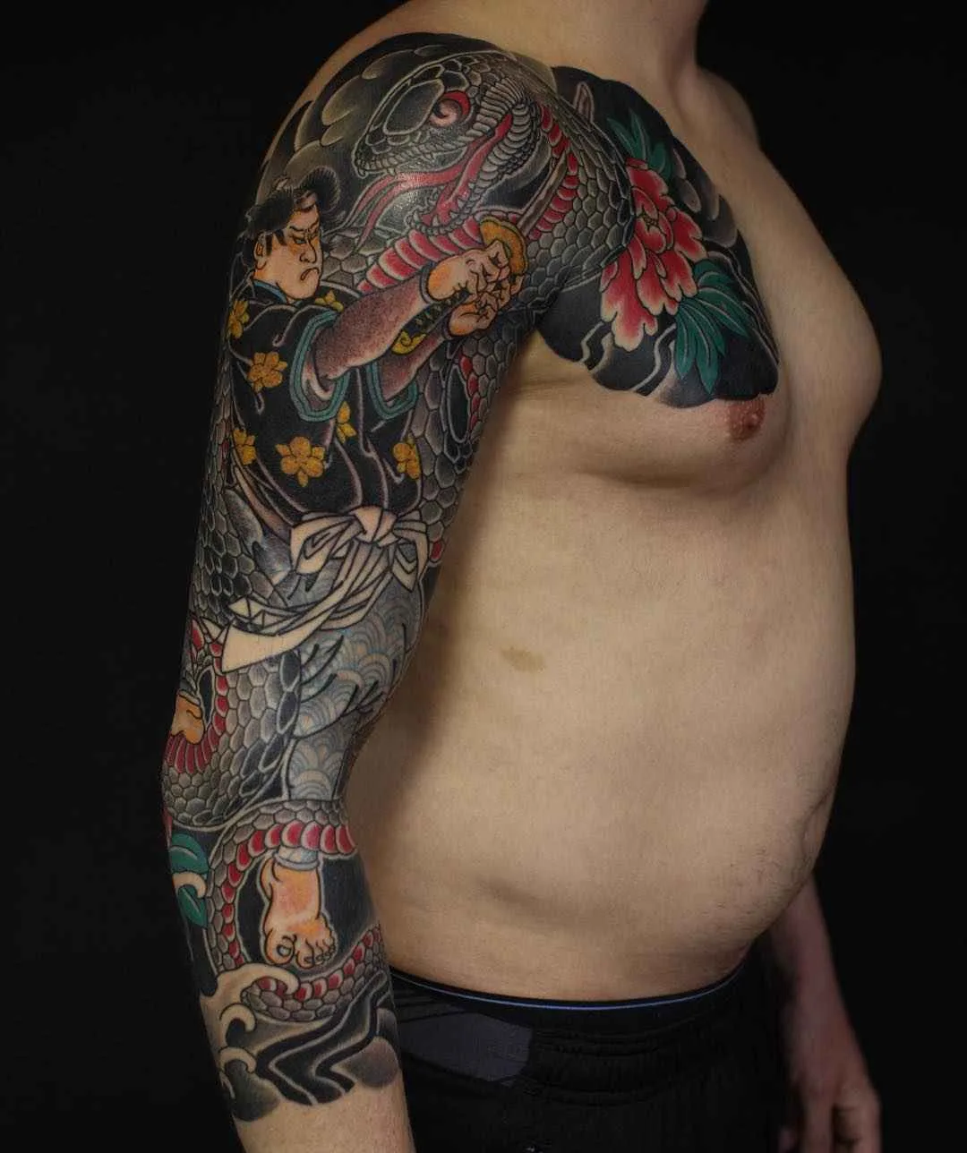 тату мастер Сергей Buslay Буслаев японские цветные татуировки ориентал | Tattoo artist Sergey Buslay Buslaev color japanese tattoo oriental 2017
