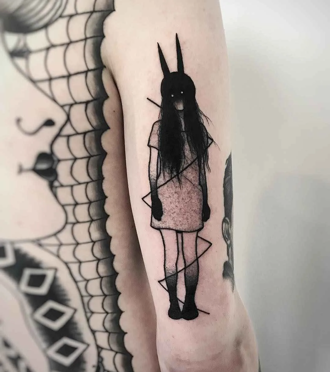 Тату мастер SEWP скетч трэш блэкворк татуировки | Tattoo artist SEWP blackwork dotwork erotic tattoo