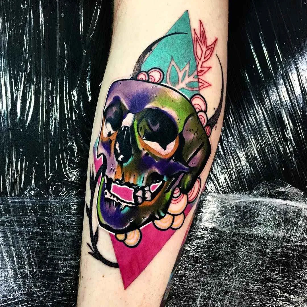 тату мастер Andrew Little Andy Marsh цветные яркие авторские татуировки ньюскул | tattoo artist Andrew Little Andy Marsh colour design new school tattoo