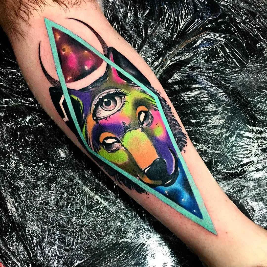 тату мастер Andrew Little Andy Marsh цветные яркие авторские татуировки ньюскул | tattoo artist Andrew Little Andy Marsh colour design new school tattoo