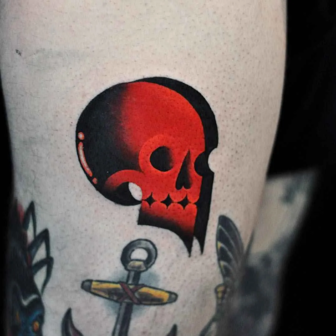Tattoo artist David Peyote Cote color design tattoo 2017