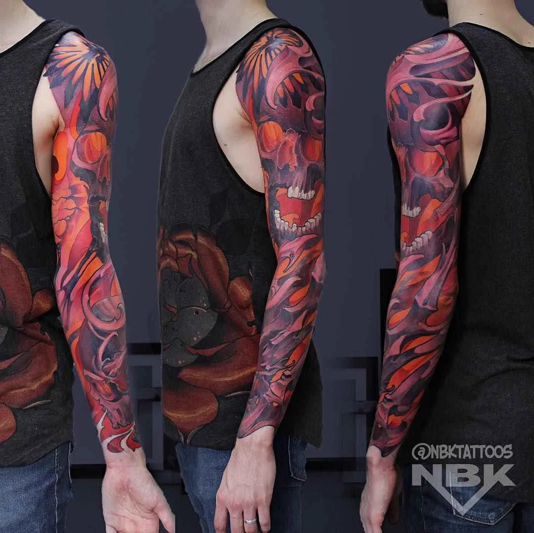 Tattoo artista Dmitriy Naboka, stile colori autori new school tattoo | Russia