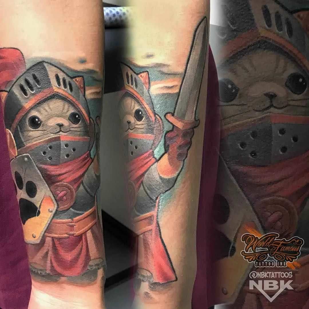 Tattoo artista Dmitriy Naboka, stile colori autori new school tattoo | Russia