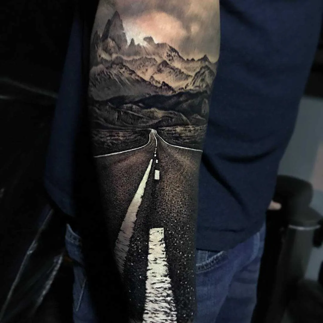 Tatuador Jacob Sheffield, cor e preto e cinza retrato tatuagem realismo | USA 
