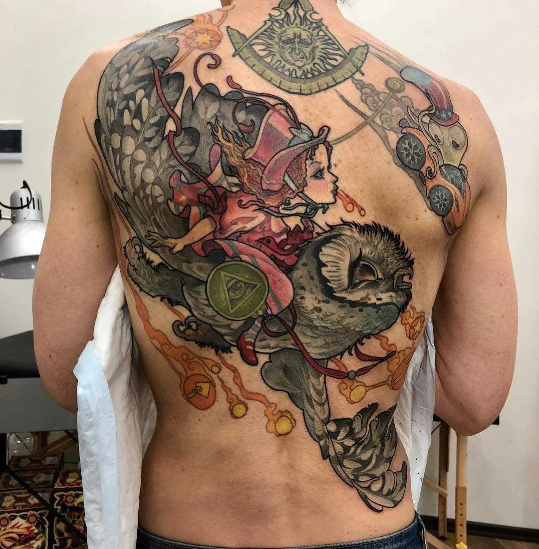 Tattoo artist Oleg Turyanskiy, freehand tattoos, exclusive interview iNKPPL Tattoo Magazine | Moscow, Russia
