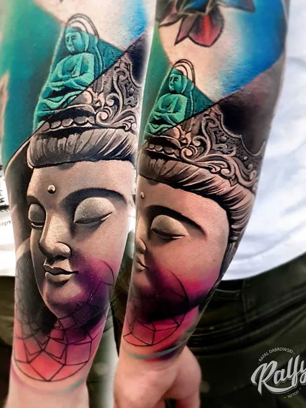 color realism татуировка на full sleeve #20919 | Тату мастер Rafał Dąbrowski - Ralfy