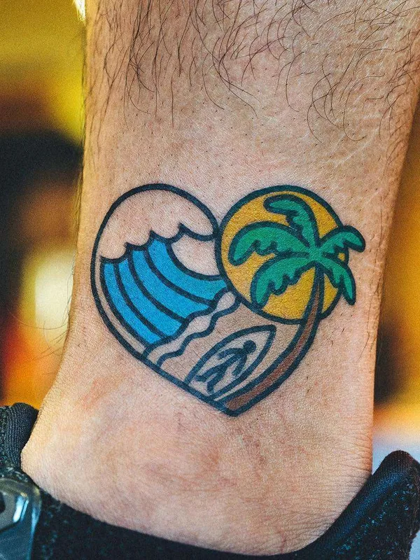 color cartoon Tatuagem em ankle #21085 | Tatuador Woo