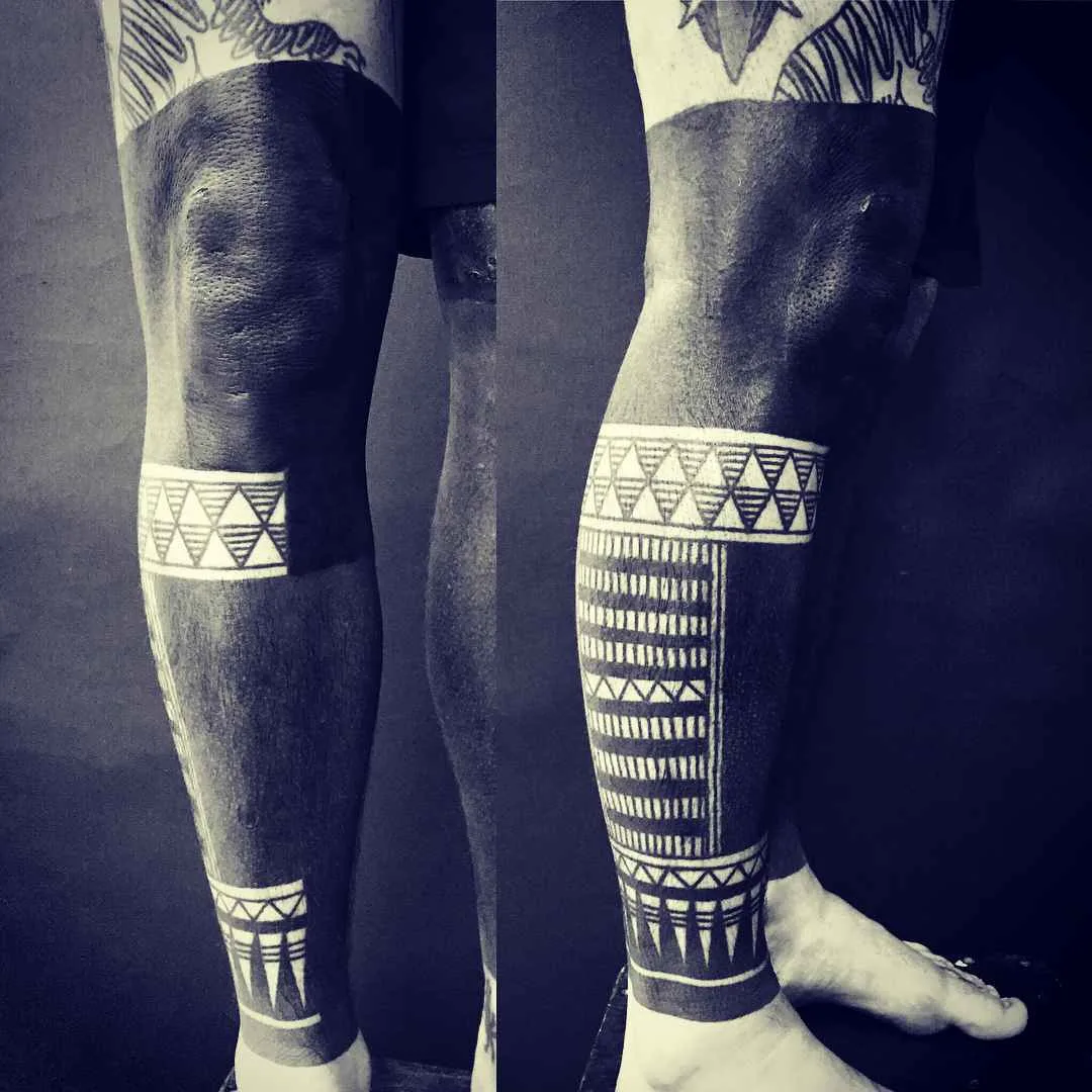 Tattoo artist Matt Black, black ornamental tattoo | USA