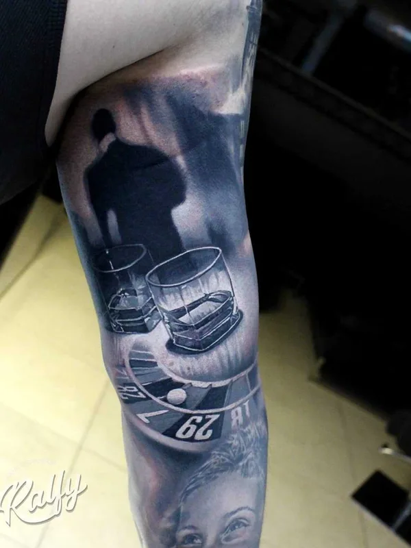 black and grey realism татуировка на forearm #20921 | Тату мастер Rafał Dąbrowski - Ralfy