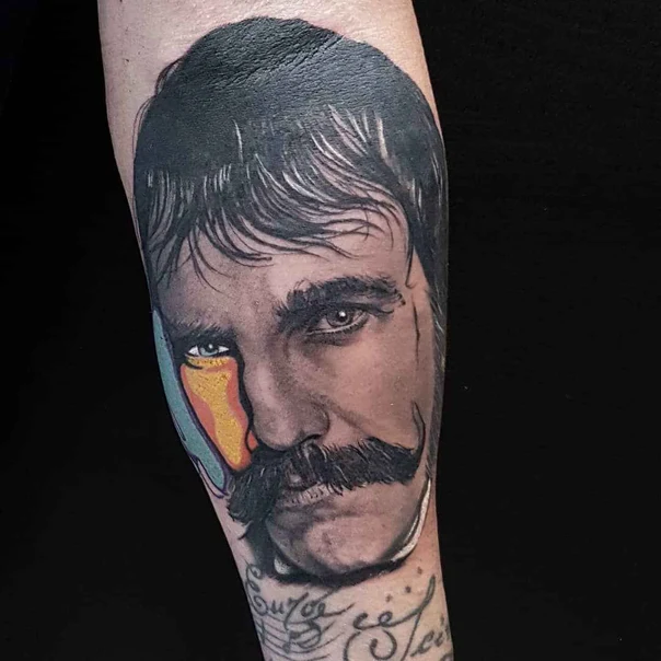 Realism Portrait tattoo on Forearm