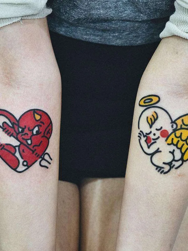 color cartoon Tatuagem em forearm #21092 | Tatuador Woo