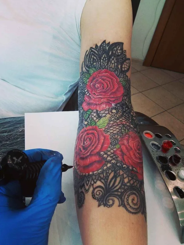 color ornamental татуировка на forearm #20481 | Тату мастер Илья Labyrinth