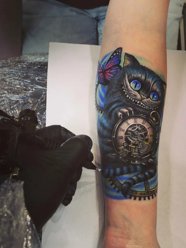 color illustrative татуировка на forearm #20482 | Тату мастер Илья Labyrinth