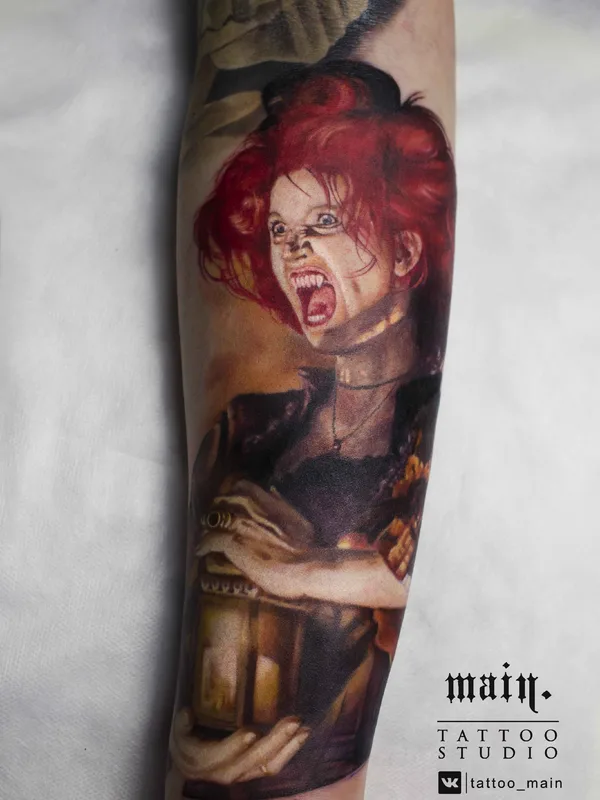 female color realism tatouage sur forearm #20705 | Artiste tatoueur Anastasiya Lebedeva