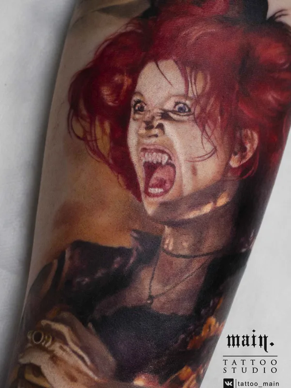 color realism tatouage sur forearm #20704 | Artiste tatoueur Anastasiya Lebedeva