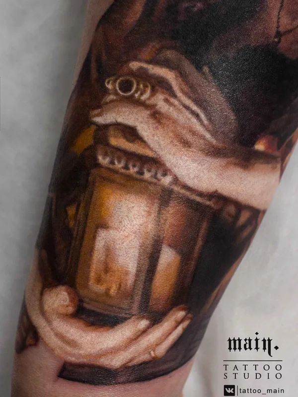 color realism tatouage sur forearm #20702 | Artiste tatoueur Anastasiya Lebedeva