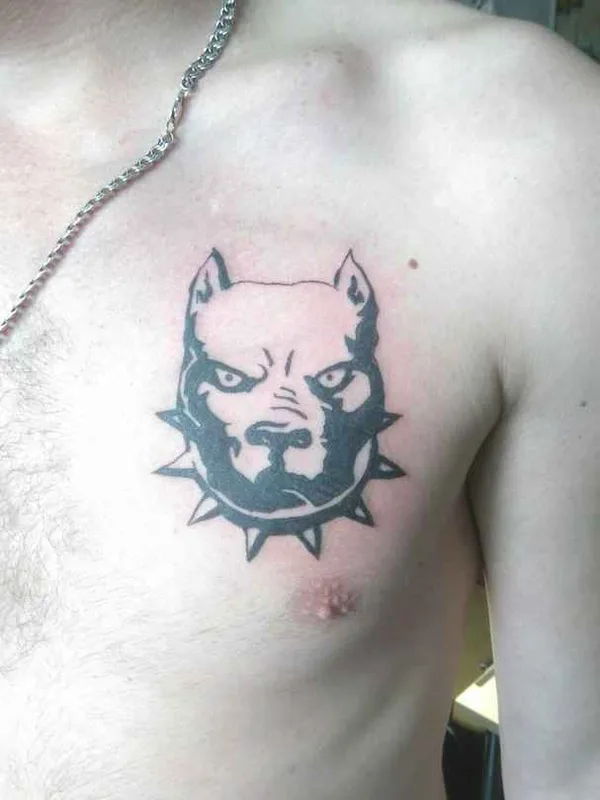 male black blackwork tatouage sur chest #20674 | Artiste tatoueur Shelk