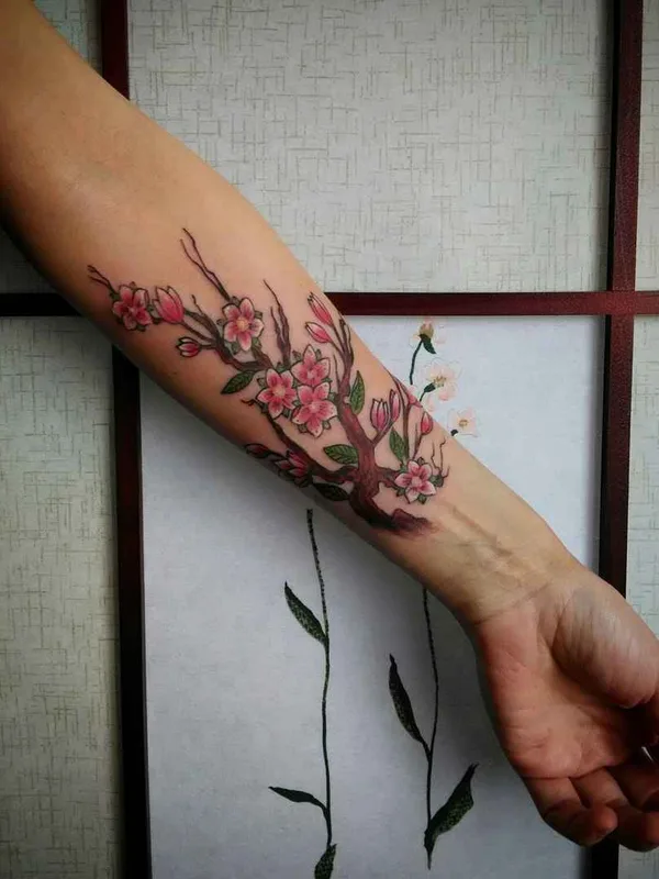 color japanese tattoo auf forearm #20782 | Tätowierer Алексей Касаев
