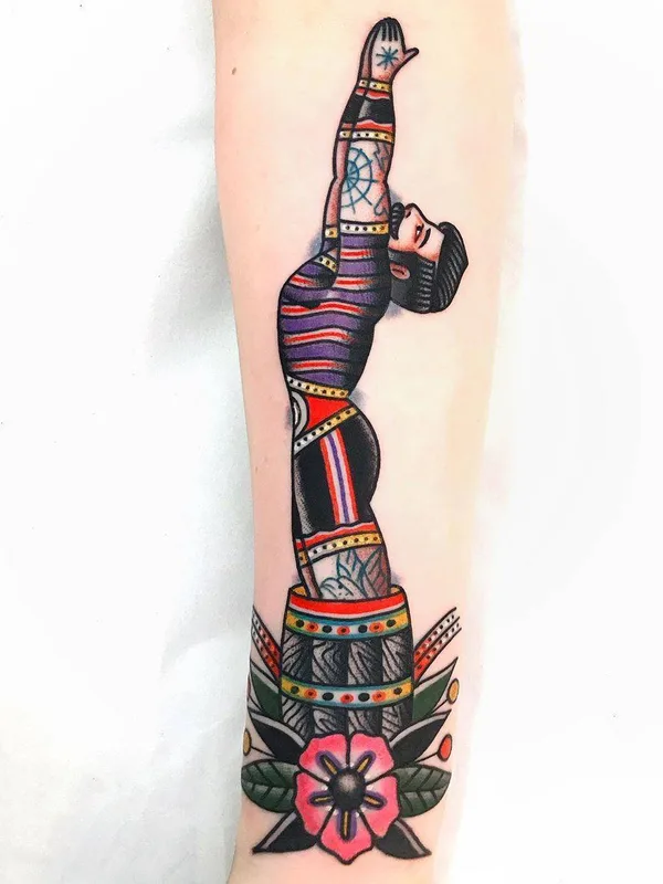 color traditional Tatuaggio su forearm #30371 | Tatuatore Dani Queipo