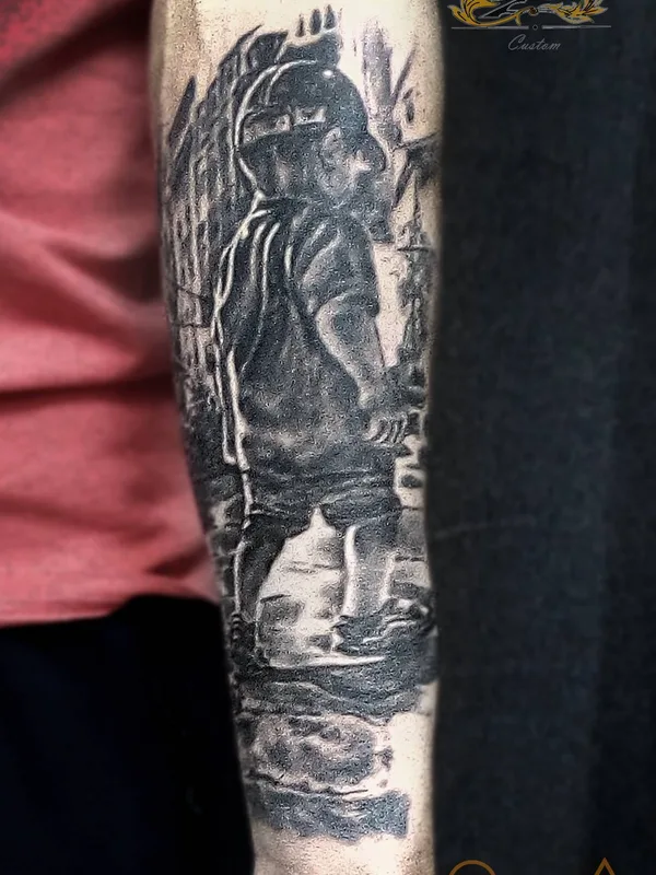 black and grey realism Tatuaggio su forearm #30420 | Tatuatore Aleksandr Ohremenko
