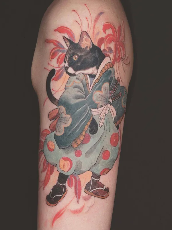 color japanese Tatuaggio su upper arm #30484 | Tatuatore Kubrick Ho
