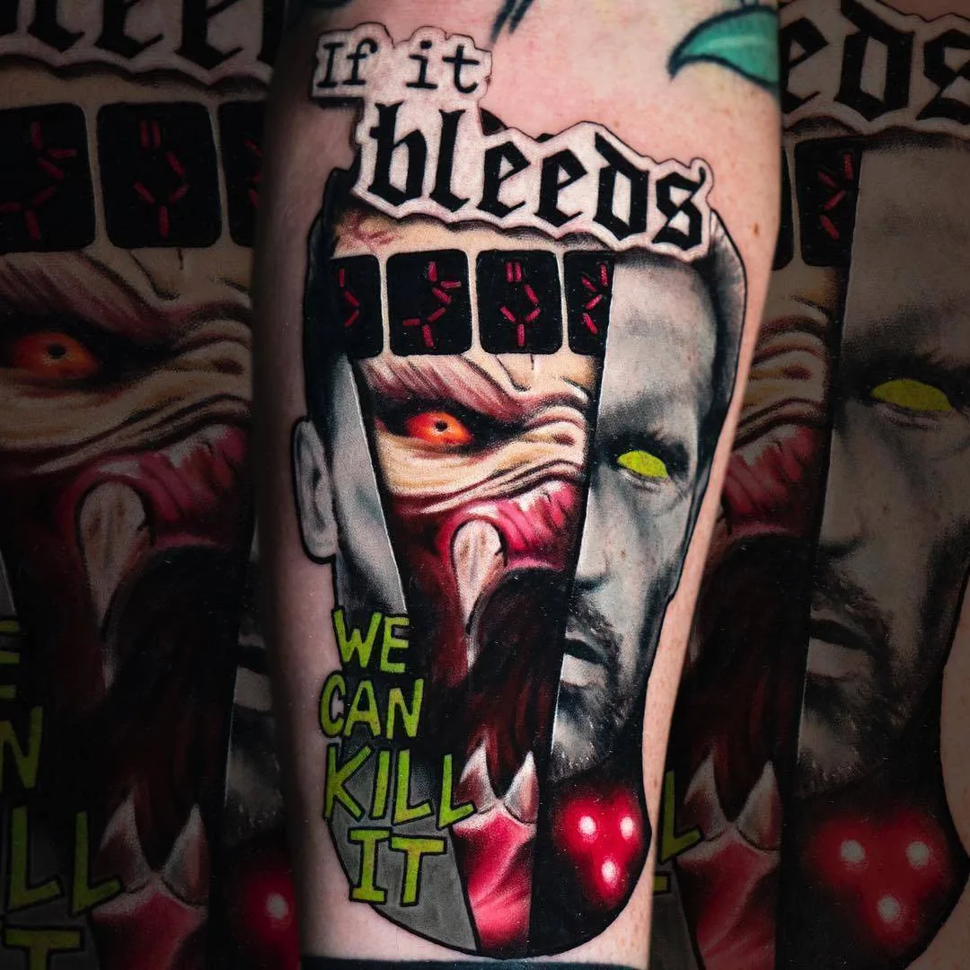 Tattoo artist Hans Deslauriers, authors's style color illustrative realistic tattoo | Monreal, Canada