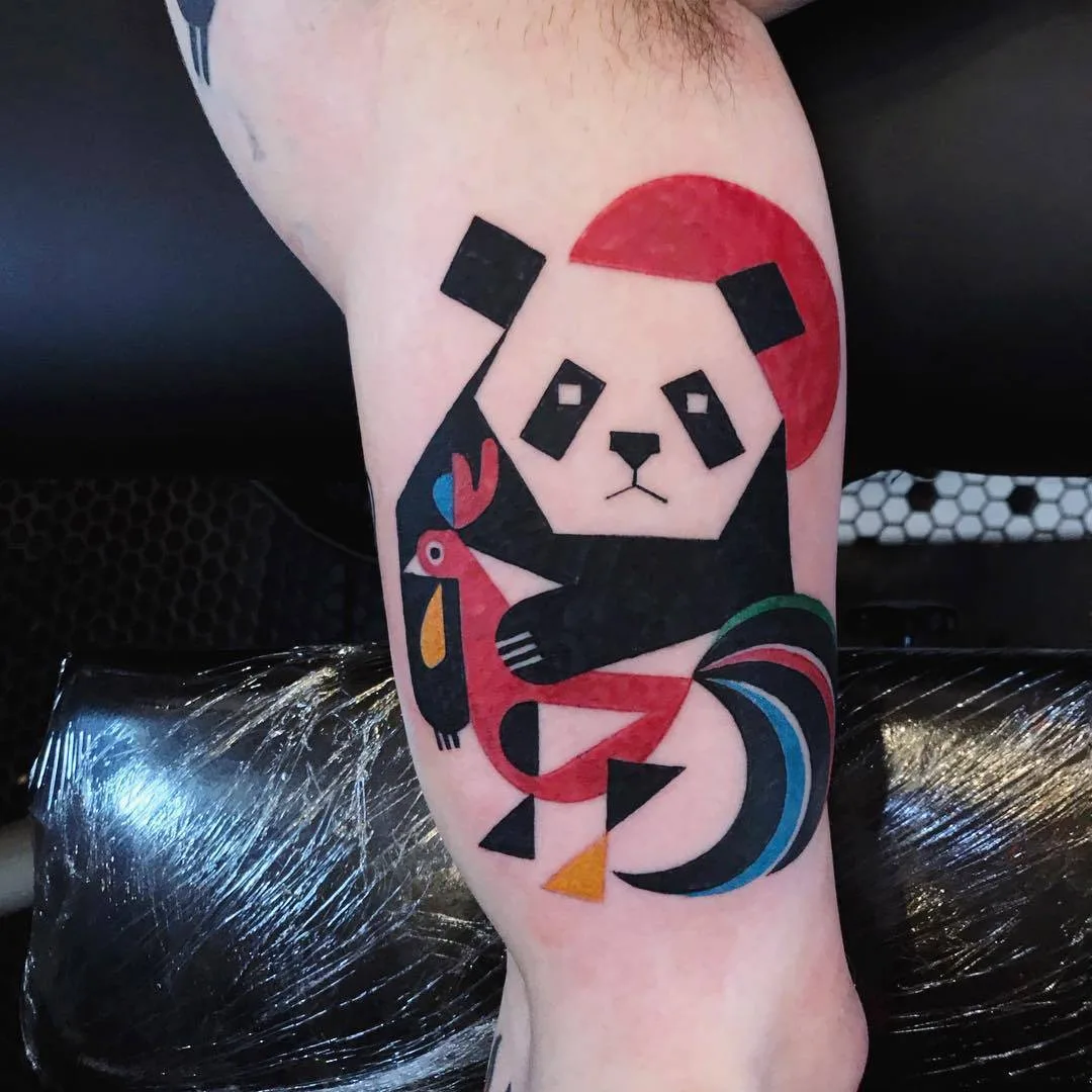 Artista dell'incisione Luca Font, incisione astratta a colori dell'autore, cubismo, primitivismo, incisione contemporanea | Milano, Italia
