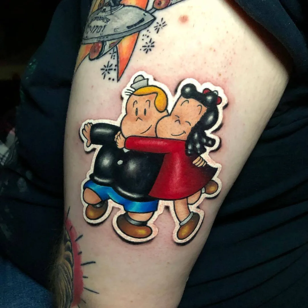 Tattoo artist Luke Cormier