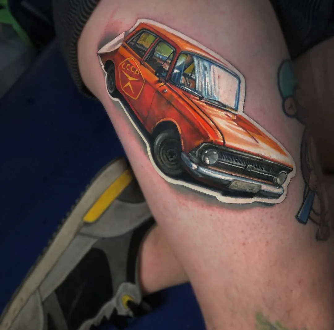 Tattoo artist Sergey Shanko