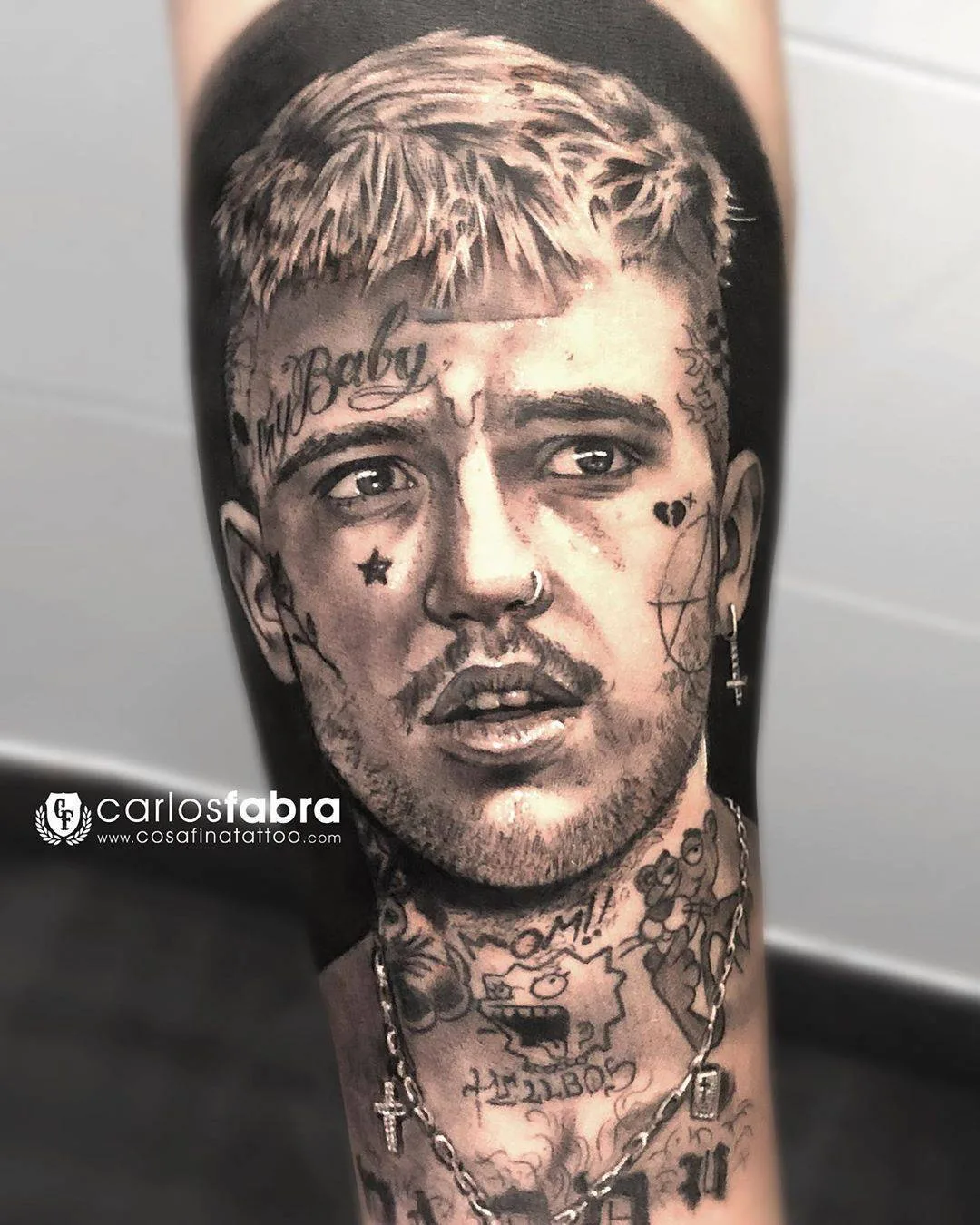 Tattoo artist Carlos Fabra, black and grey author's realistic tattoo | Barcelona, Spain