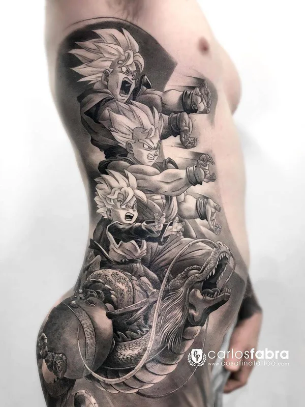 black and grey realism Tatuagem em side #30883 | Tatuador Carlos Fabra