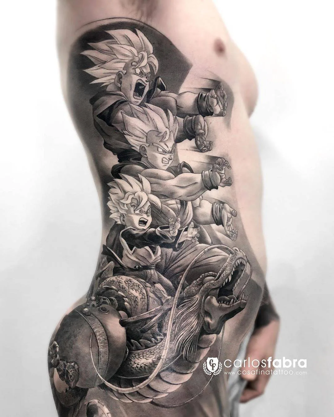 Tattoo artist Carlos Fabra, black and grey author's realistic tattoo | Barcelona, Spain