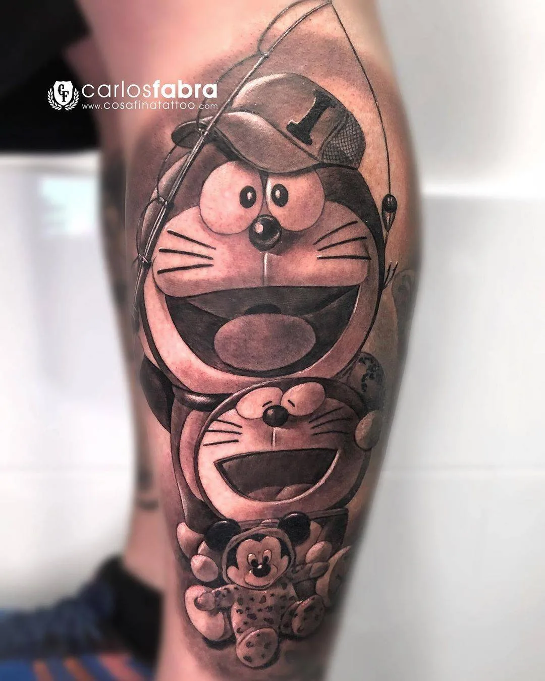 Tattoo artist Carlos Fabra, black and grey author's realistic tattoo | Barcelona, Spain