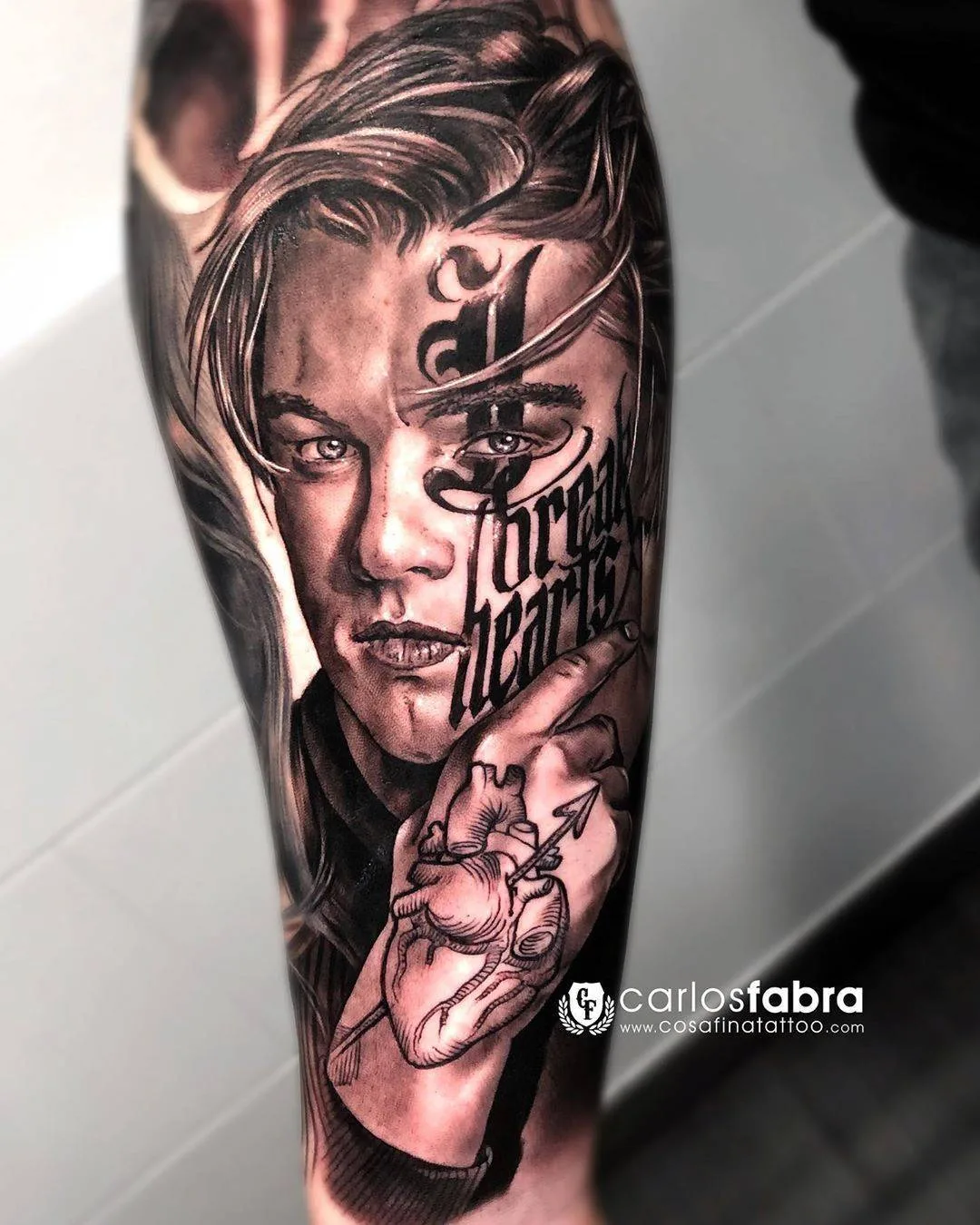 Tattoo artist Carlos Fabra, black and grey author's realistic tattoo | Barcelona, Spain